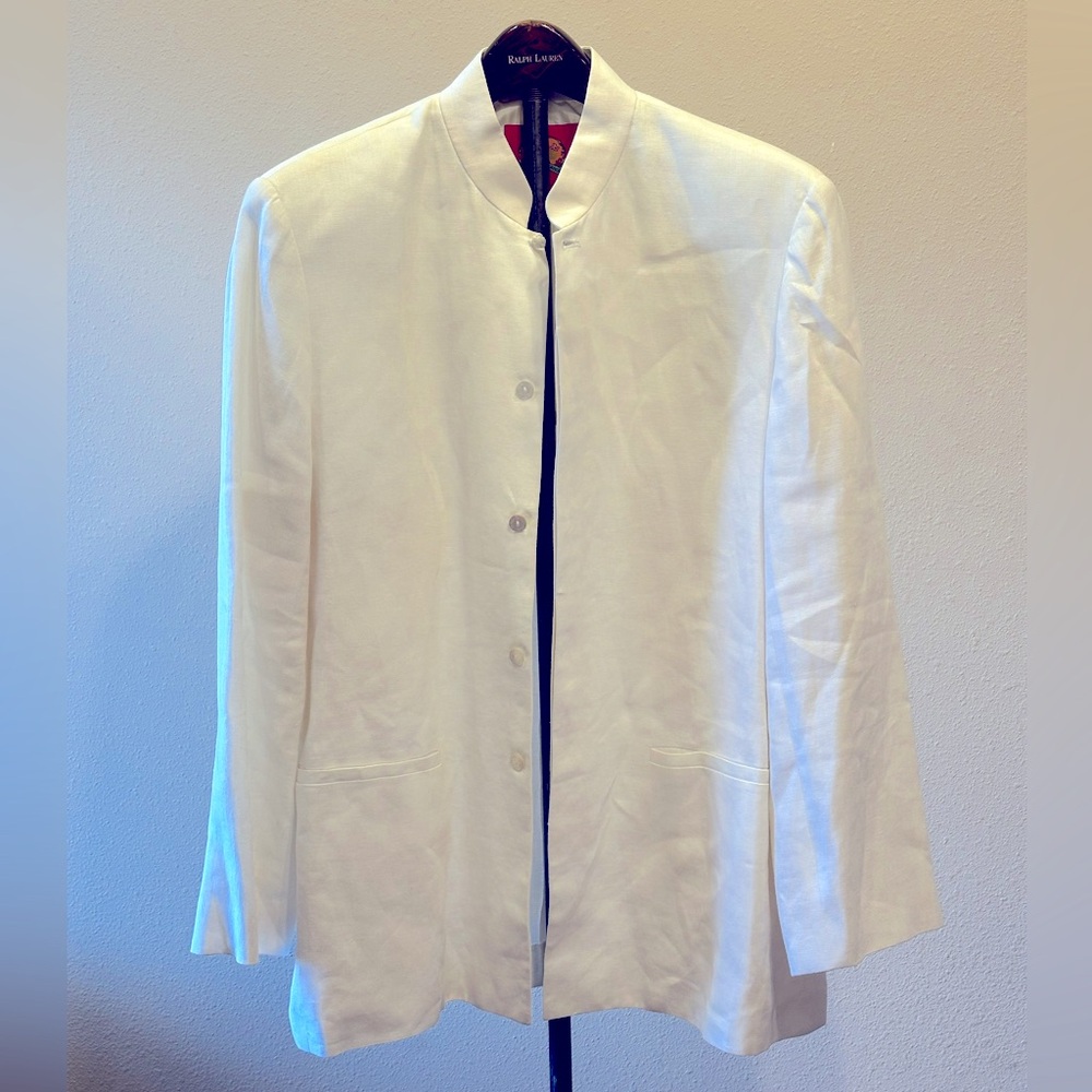 Shanghai Tang Linen Blazer